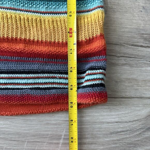 RL Polo, LRL Lauren Jeans Co Vintage Rainbow Stripe Women's Sweater Sz XS Y2k - Picture 3 of 5